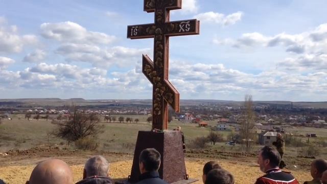 Освящение Поклонного креста в Крыму смотреть онлайн