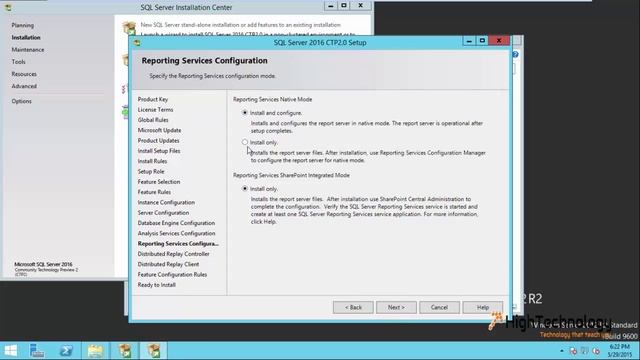 Intall SQL Server 2016 смотреть онлайн