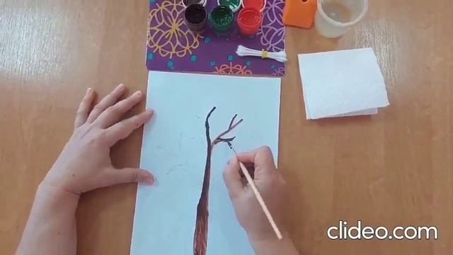 Малювання "Яблуневе дерево" смотреть онлайн