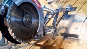 Самодельная торцовка с протяжкой в работе часть 1