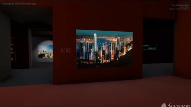 Virtual Reality Gallery 9 - Unity, Blender and Photoshop CC2020. смотреть онлайн