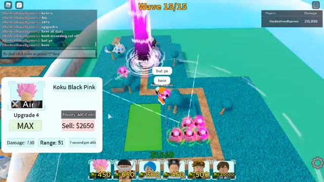 Goku Black Rose All star tower defense showcase p2 смотреть онлайн