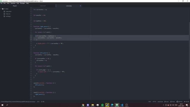 Carousel javascript video смотреть онлайн