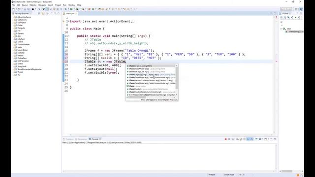 Java Dersleri #107 - GUI (Swing) - JTable Kullanımı ve Örnekleri смотреть онлайн