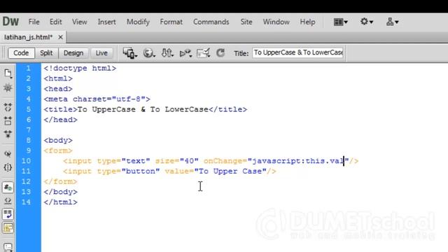 Cara Membuat Coding Teks UpperCase dan LowerCase dengan JavaScript смотреть онлайн