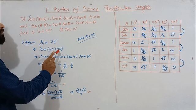 Zero Degree Science Classes/CBSEClass10 /Mathematics/ T-Ratios Of Some Particular Angles / Part - 0 смотреть онлайн