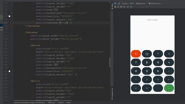 How to make a calculator in Android Studio 2020 | Part 2 смотреть онлайн