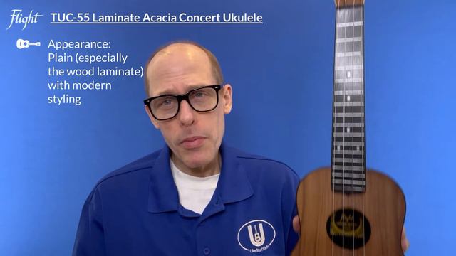 UkeGuide Ukulele Review: Flight TUC-55 Laminate Acacia Concert Travel Ukulele смотреть онлайн