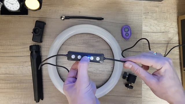 распаковка rgb led soft ring light mj26 смотреть онлайн