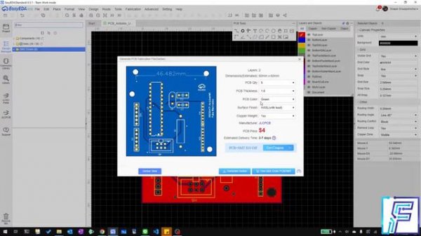 สอน #EasyEDA EP 18 : Export Gerber Files