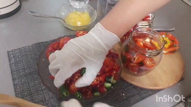 Маринованный острый перец ? в медовом маринаде. смотреть онлайн