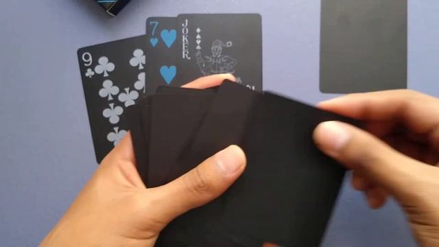 Creative Black Water-resistant PVC Poker Playing Cards Table Game Set - Black смотреть онлайн