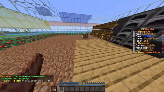 Minecraft 1 16 5 Сетевая игра чего я добился за 3 дня в грефическом сервере ReallyWorld смотреть онлайн