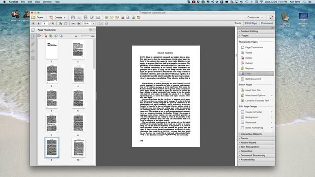 Splitting Pages using Adobe Acrobat Pro XI смотреть онлайн