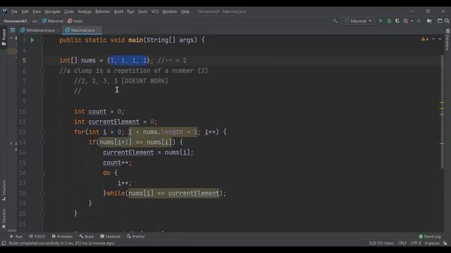 CodingBat - array3 - countClumps смотреть онлайн