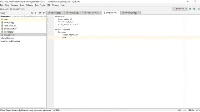 #71 Float layout in Python Kivy смотреть онлайн