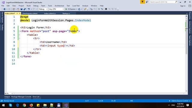 Login Form with Session in ASP.NET Core Razor Pages смотреть онлайн