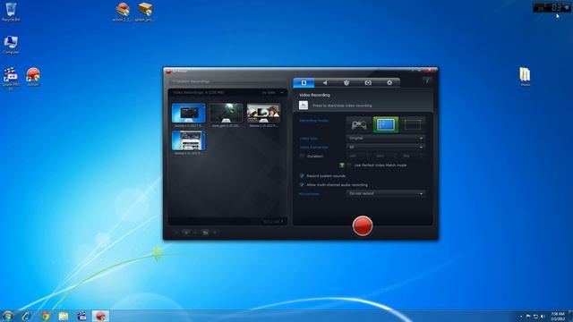 Mirillis Action! basics - about HUD in desktop recording mode смотреть онлайн
