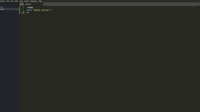 Test video for run create and run php file in sublime смотреть онлайн