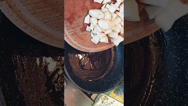 ПП блинчики из зелёной гречки с яблоками