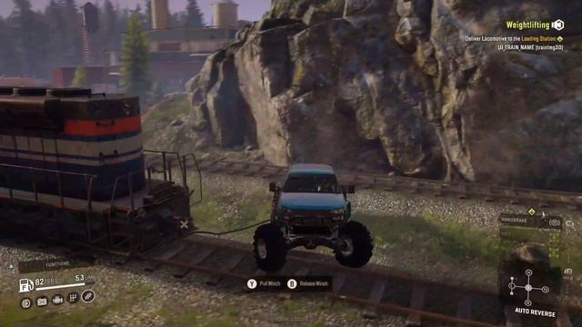 Snowrunner Pulling A Train With A Chevy Silverado PC Public Test Server Mission смотреть онлайн