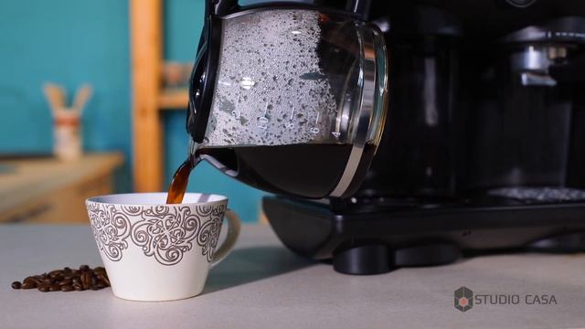Espressor cafea cu filtru incorporat - Studio Casa New Delicia Combi смотреть онлайн