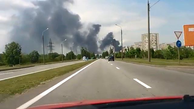 Пожар в Гомеле в Советском районе (бывшая Эмальпосуда)16.05.2014 смотреть онлайн