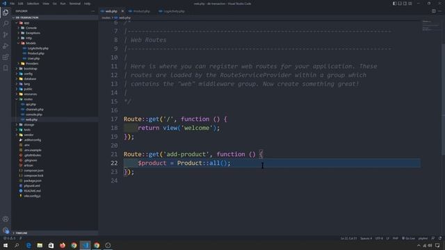 Tutorial Laravel : Database Transaction (DB Transaction) | Rollback Data on Error смотреть онлайн