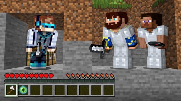 Майнкрафт СПИДРАНЕР против 2 ОХОТНИКОВ • [МОЙ ПЕРВЫЙ РАЗ]