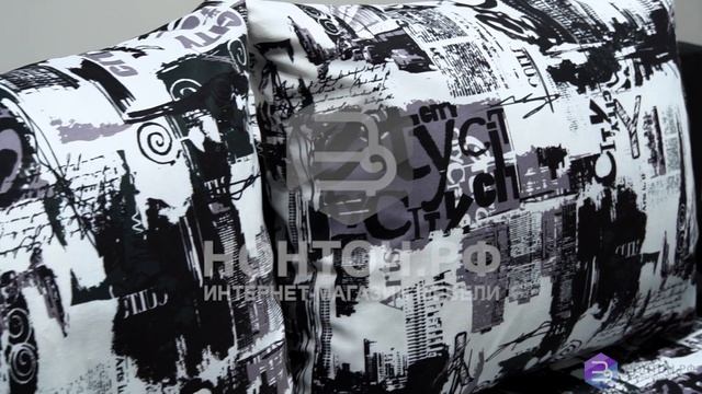 Диван Люксор - обзор модели в черно-белом велюре Сити и цены в интернет-магазине НОНТОН.РФ смотреть онлайн