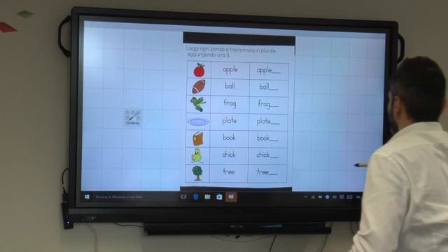 English exercise in class Using Fujitsu SV600 and Sharp LIM and Intel compute stick смотреть онлайн