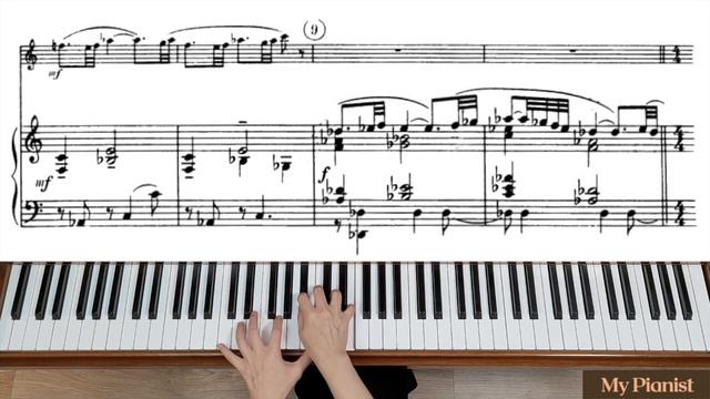 Poulenc - Sonata for Flute and Piano, 1st Mov: Piano Accompaniment [Moderate] смотреть онлайн