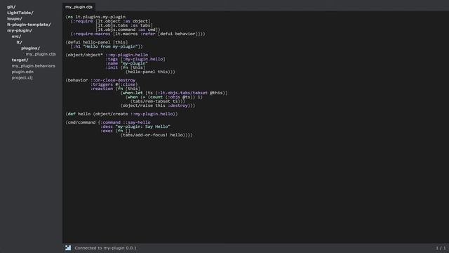 Light Table plugin development quick start смотреть онлайн