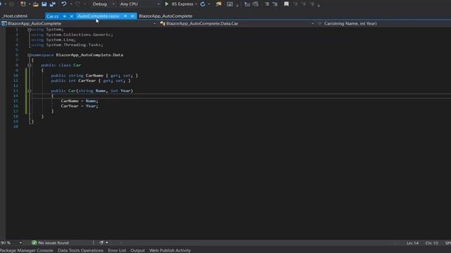 Blazor Tutorial - AutoComplete Search TextBox смотреть онлайн