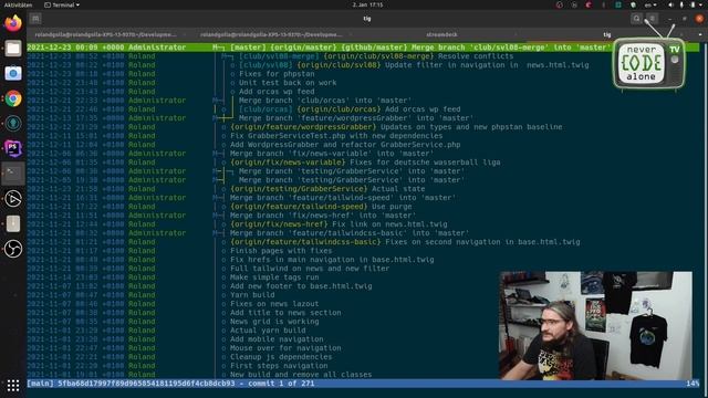 Git Tools im Vergleich mit GitKraken, Tig und PhpStorm - Git Tutorial смотреть онлайн