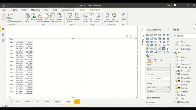 Tableau Vs Power BI- Chapter 7- Matrix смотреть онлайн