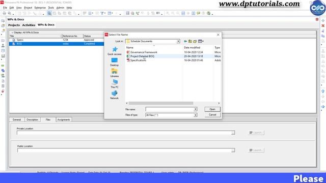 PRIMAVERA P6 WORK PRODUCTS AND DOCUMENTS || HOW TO USE || Primavera Tricks || dptutorials смотреть онлайн