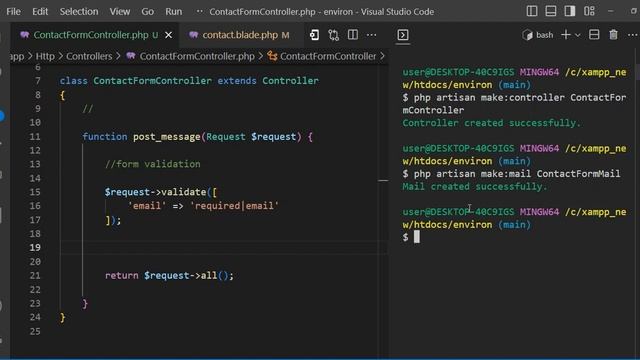 Step-by-Step Guide: Setting up Email Notifications for Laravel Contact Forms смотреть онлайн