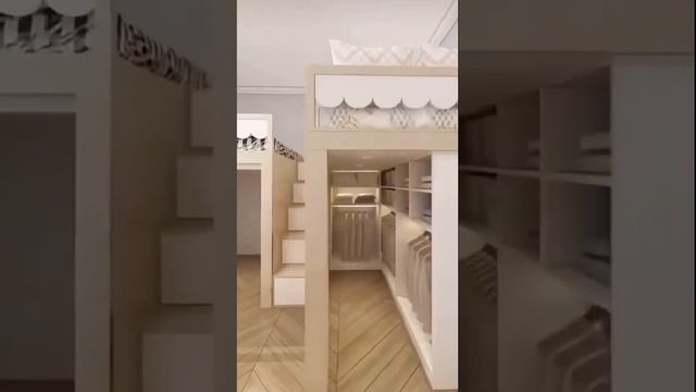 Гардеробная в небольшой комнате. Варианты гардеробных комнат #shorts #гардеробная #гардероб смотреть онлайн