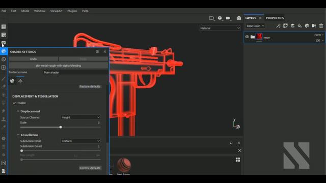 How to Make a Glowing Neon Effect in Substance Painter смотреть онлайн