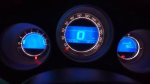 Citroen C4 седан RGB панель приборов