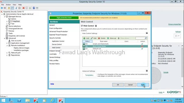Kaspersky - How to Apply Group Based Policies in Kaspersky Security Center - Step by Step смотреть онлайн