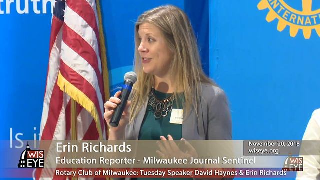 WisEye Morning Minute: Rotary Club of Milwaukee - David Haynes & Erin Richards смотреть онлайн