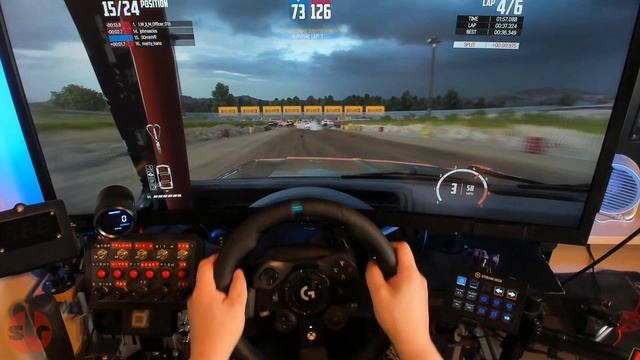 Logitech G923 Test In Wreckfest