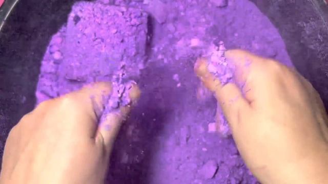 Purple Dyed Chalk | Oddly Satisfying | ASMR | Sleep Aid смотреть онлайн