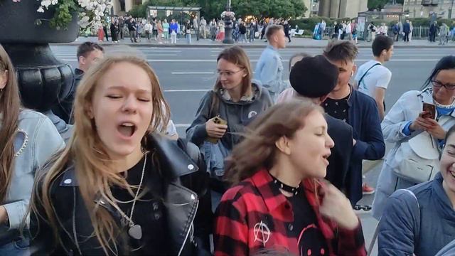 Король и Шут - Ели мясо мужики! Супер вечеринка с кавер группой Айдахо на Невском проспекте!#id_aho смотреть онлайн