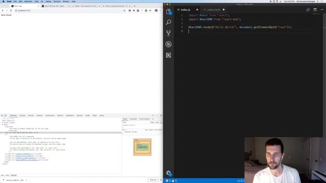 Intro to React: Elements (Part 3) смотреть онлайн