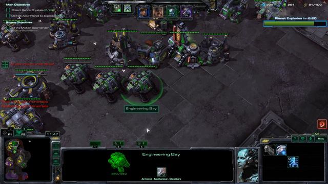 StarCraft 2 Co-Op The Vermillion Problem Tychus (All map clear) смотреть онлайн