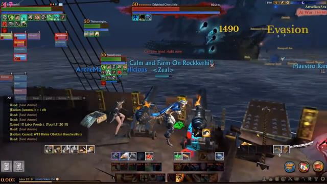 Archeage - killing Delphinad ghost ship. (Eanna) смотреть онлайн