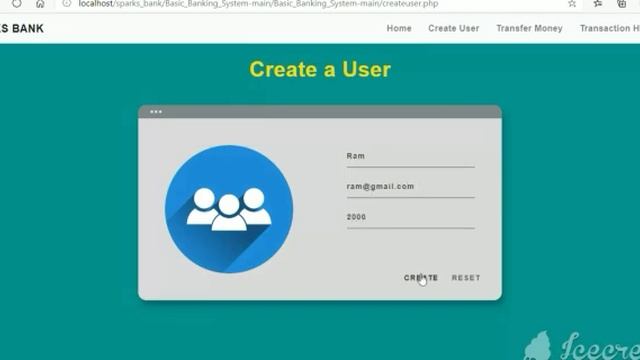 Basic Banking System//Task-1//The Sparks Foundation//#GRIPMAY2021//Web Development Intern//Chandni смотреть онлайн